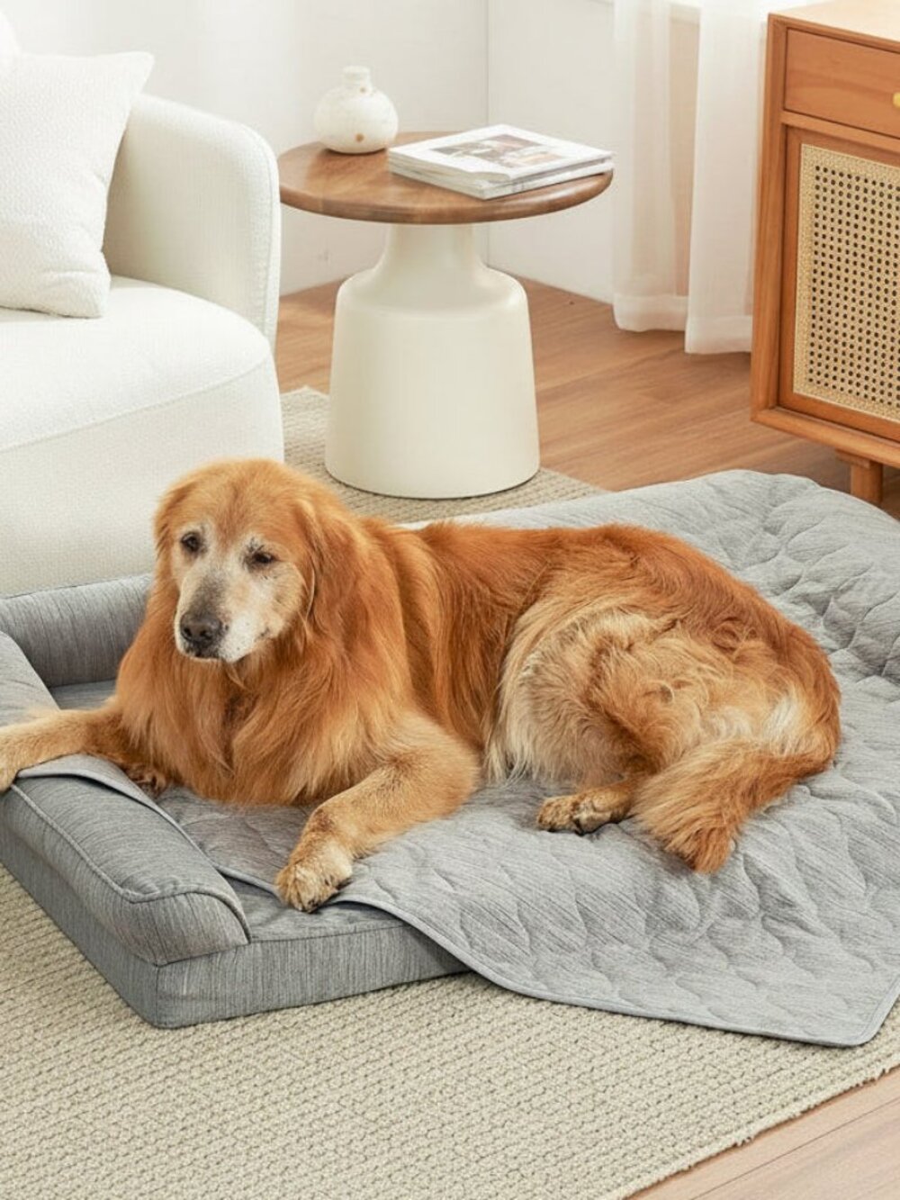 Cozy Kiss Cooling Pet Blanket Waterproof Washable Q-Max Dog Cat Mat New